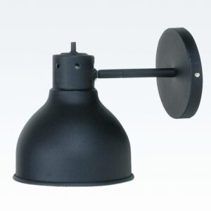 APLIQUE PARED C/INTERRUPTOR Y MOVIM NEGRO "BLAS"