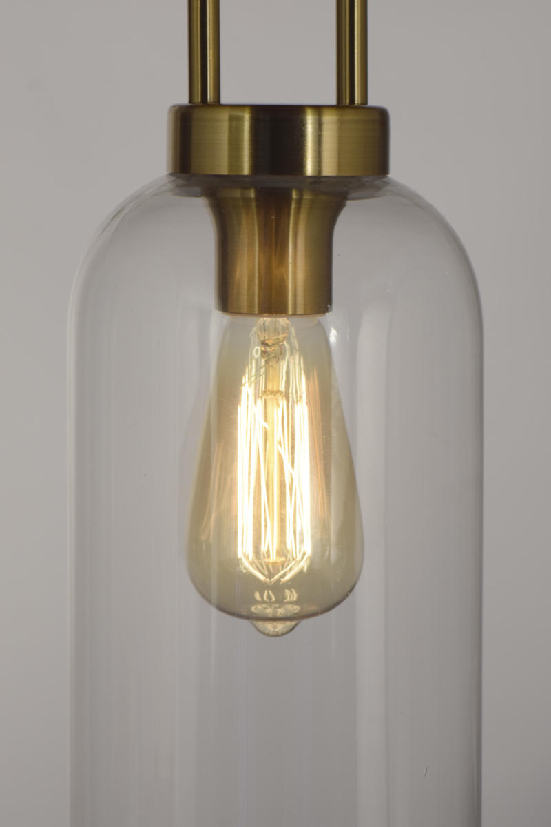 COLGANTE VIDRIO 500MM DIAM 150MM E27