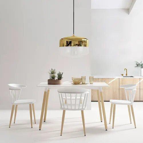 COLGANTEE DAYAN BOINA ORO/CROMO VIDRIO CHATO E27 250X170