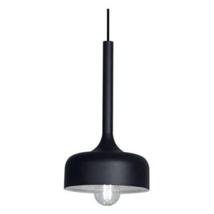 COLGANTE GINEBRA CHAPA NEGRO D 20CM E27