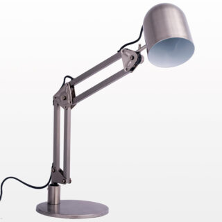 LAMPARA ESCRITORIO TIPO PIXAR PANTALLA BALA 2 BRAZOS PLATIL