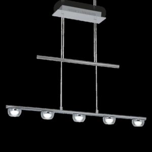 COLGANTE LINEAL LIER C/TULIPAS LED 5-L 5W  "ACRI"