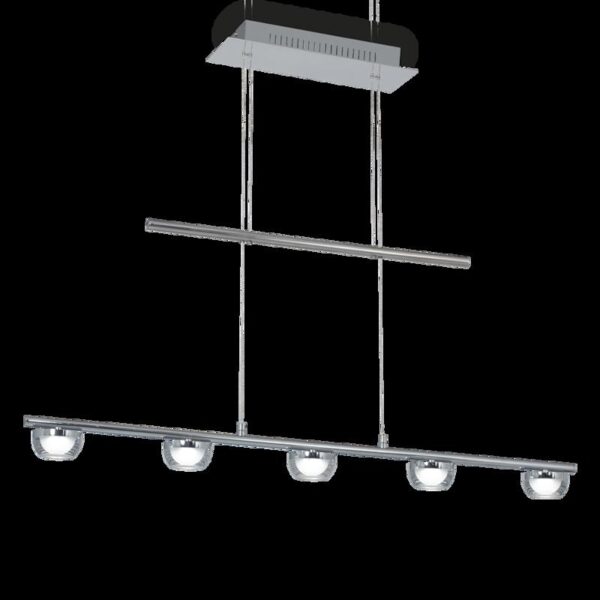 COLGANTE LINEAL LIER C/TULIPAS LED 5-L 5W  "ACRI"