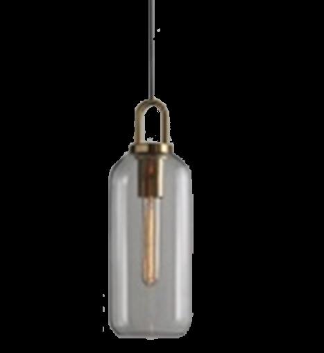 COLGANTE VIDRIO 500MM DIAM 150MM E27