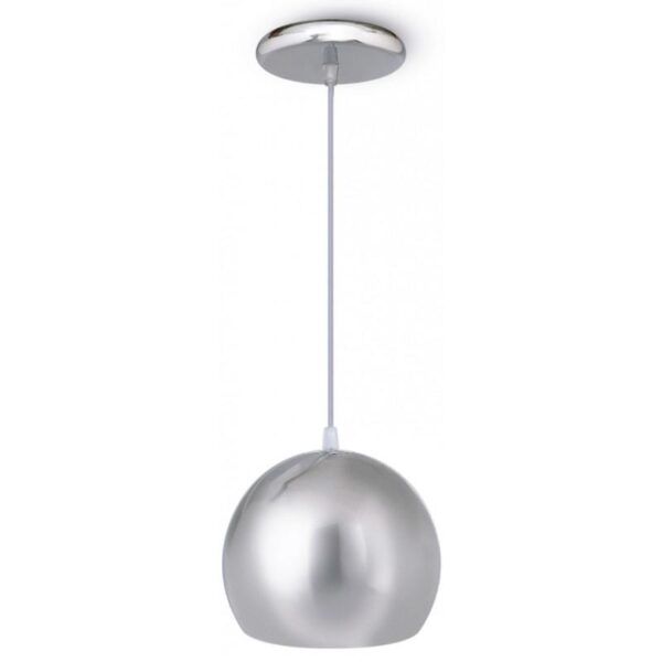 COLGANTE SHELBY 1 BOCHA E27 PLATIL