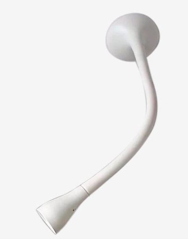 LAMPARA CABECERA C/FLEXIBLE Y POSICIONES DE LUZ NEGRA "GENESIS"